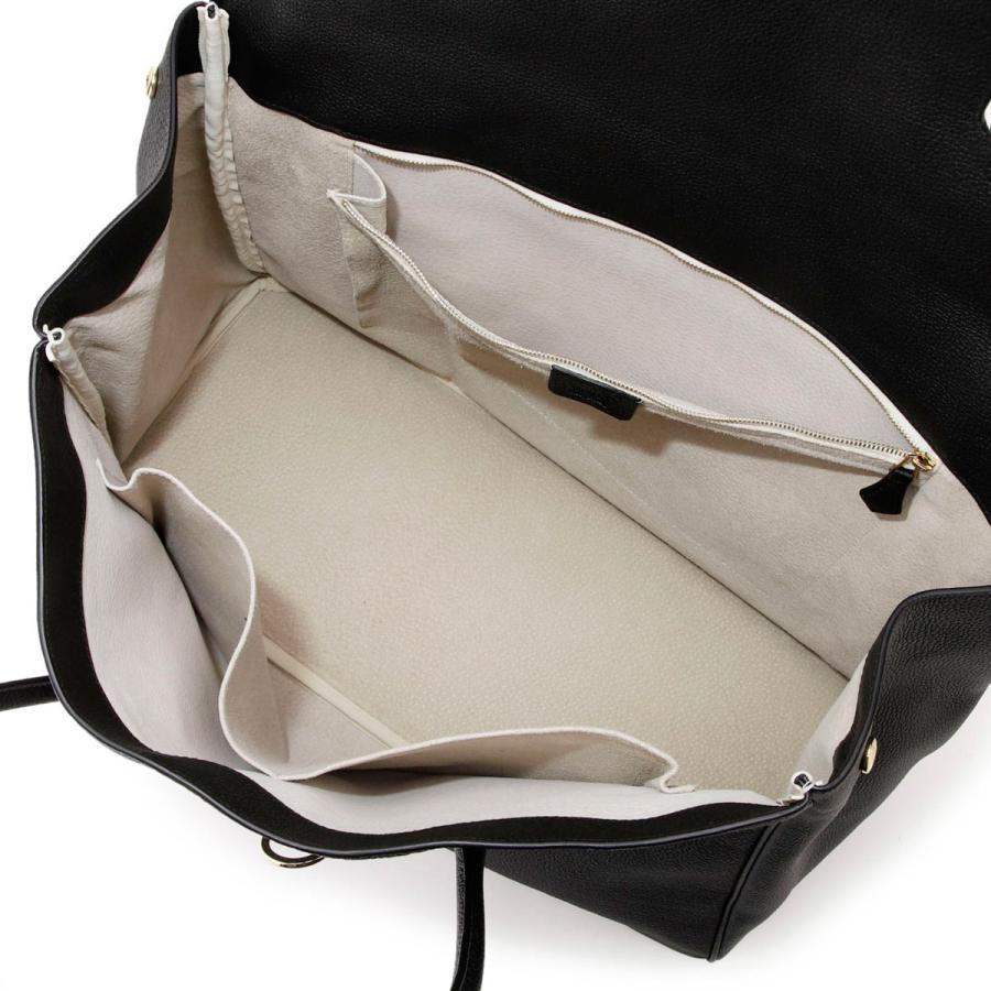 シセイ Cisei トートバッグ 0983 LD LINDOS LEATHER バッグ レザー トート A3 ブラック メンズの画像