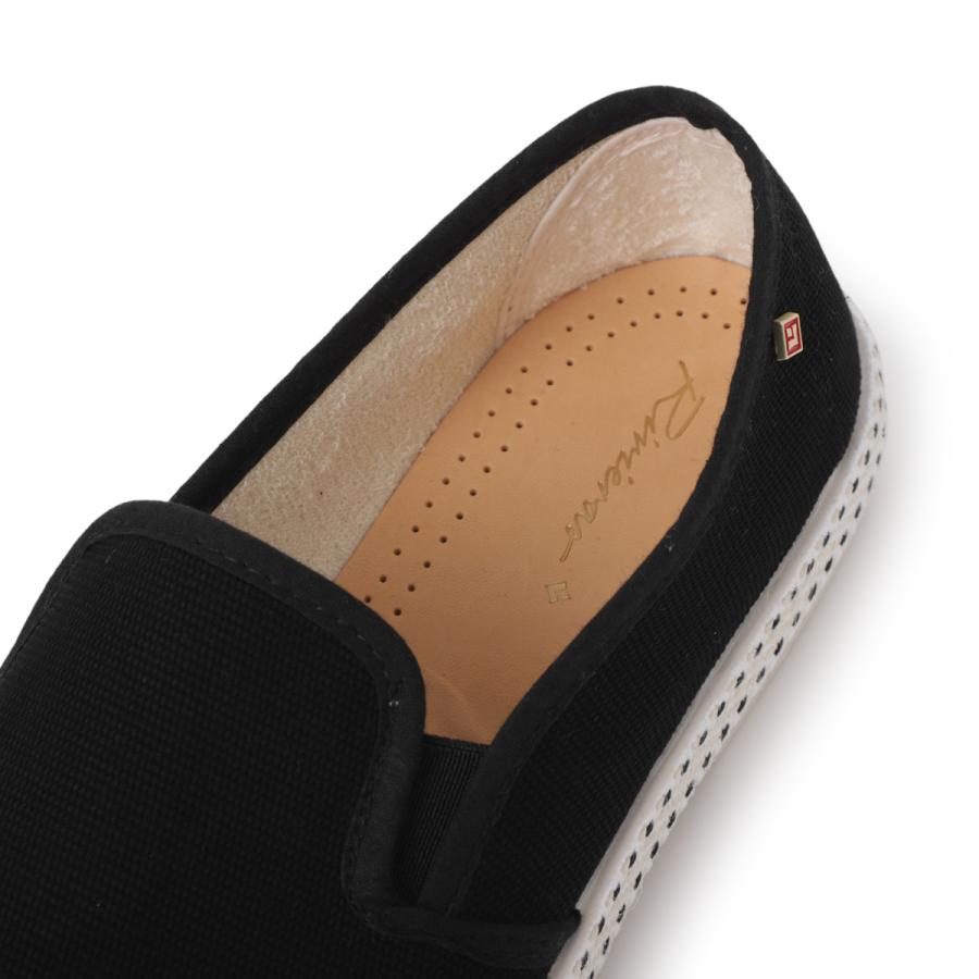 Rivieras Classic 30° Noir - Espadrillas Unisex In Tessuto, Suola In Fibra, Colore Nero