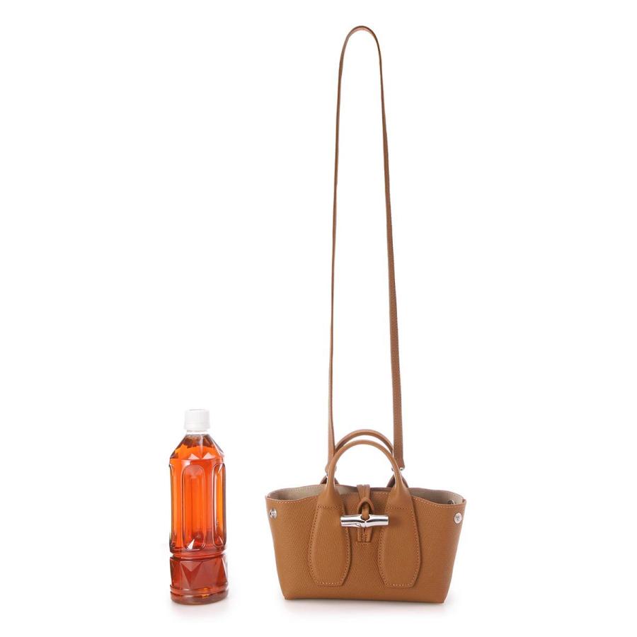Longchamp ル ロゾ XS トップハンドルバッグ オレガノ Le Roseau XS トップハンドルバッグ オレガノ - レザー