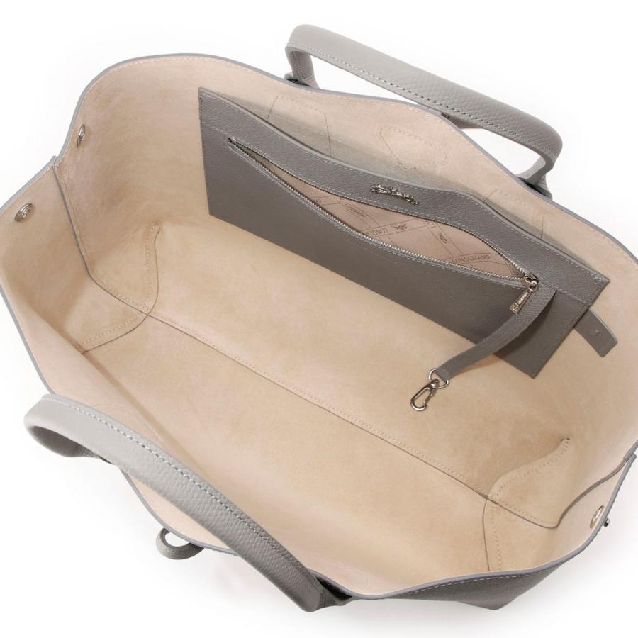 美品 ロンシャン LONGCHAMP ロゾ レザー トップハンドル S グレー 楽天市場】Longchamp ロンシャン ハンドバッグ ROSEAU ESSENTIAL S