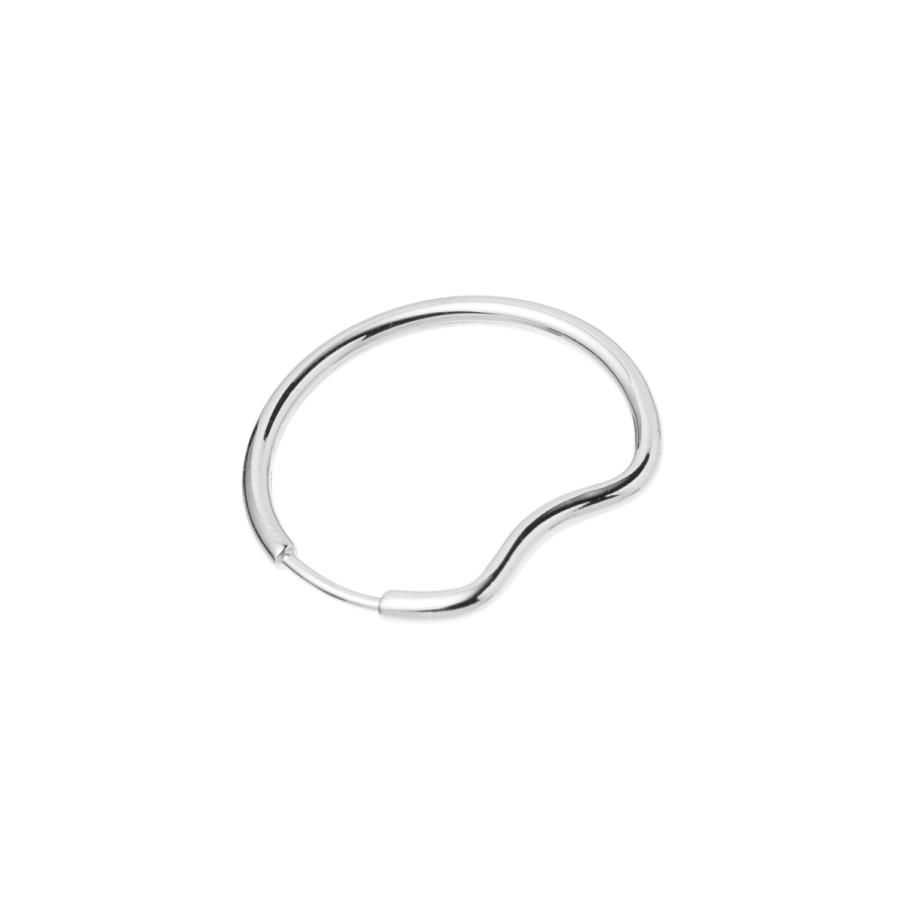 マリア ブラック MARIA BLACK シングルピアス COPENHAGEN 20 HOOP 片耳 シルバー レディース copenhagen-101032ag-20-silverの画像