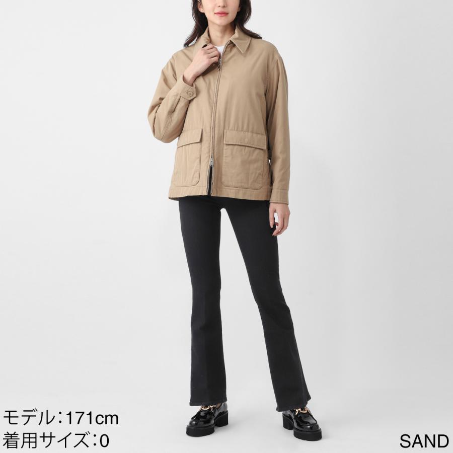 ザ ロウ THE ROW ジップアップ ブルゾン AURELIUS JACKET コットン カシミヤ ジャケット シャツジャケット ベージュ レディース 10154-w3670-sanの画像