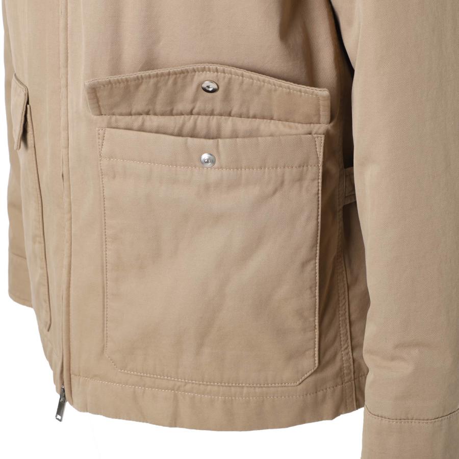 ザ ロウ THE ROW ジップアップ ブルゾン AURELIUS JACKET コットン カシミヤ ジャケット シャツジャケット ベージュ レディース 10154-w3670-sanの画像