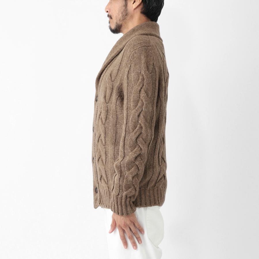 Gran Sasso（グランサッソ） ショールカラーニットカーディガン 大きい