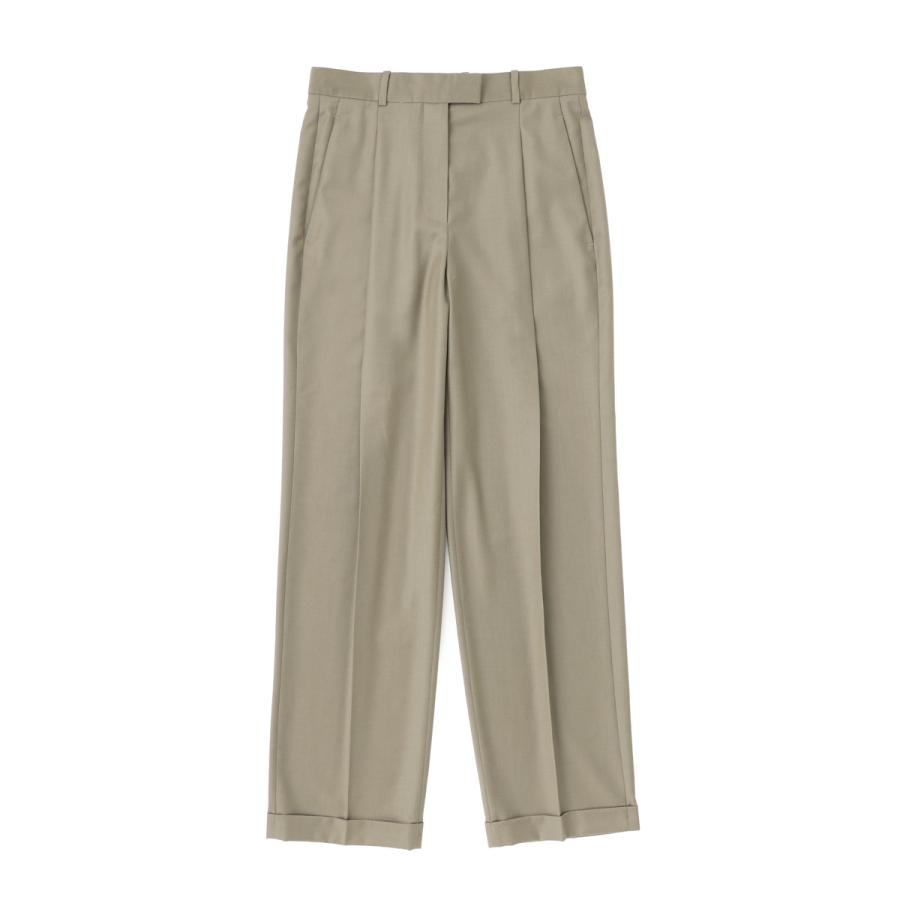 【THE ROW】ザロウ センタープレス コットンストレッチストレートパンツ S THE ROW（ザ ロウ） ザ ロウ ウールパンツ SORINA PANT ストレート
