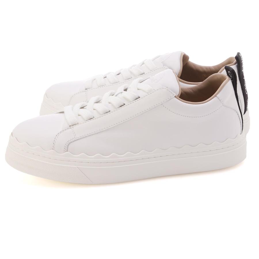 Chloe（クロエ） スニーカー LAUREN ホワイト レディース chc19s10842 