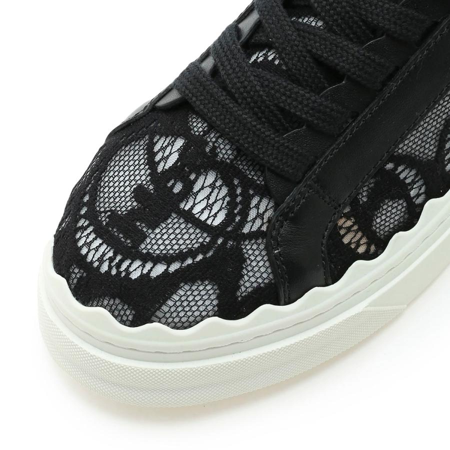 Chloe クロエ スニーカー LAUREN ブラック レディース chc19u108d2-001 