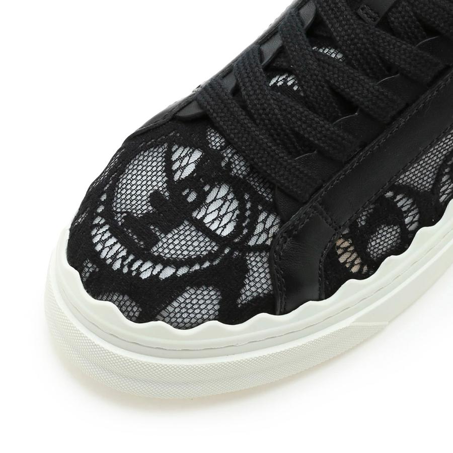 Chloe（クロエ） スニーカー LAUREN ブラック レディース chc19u108d2