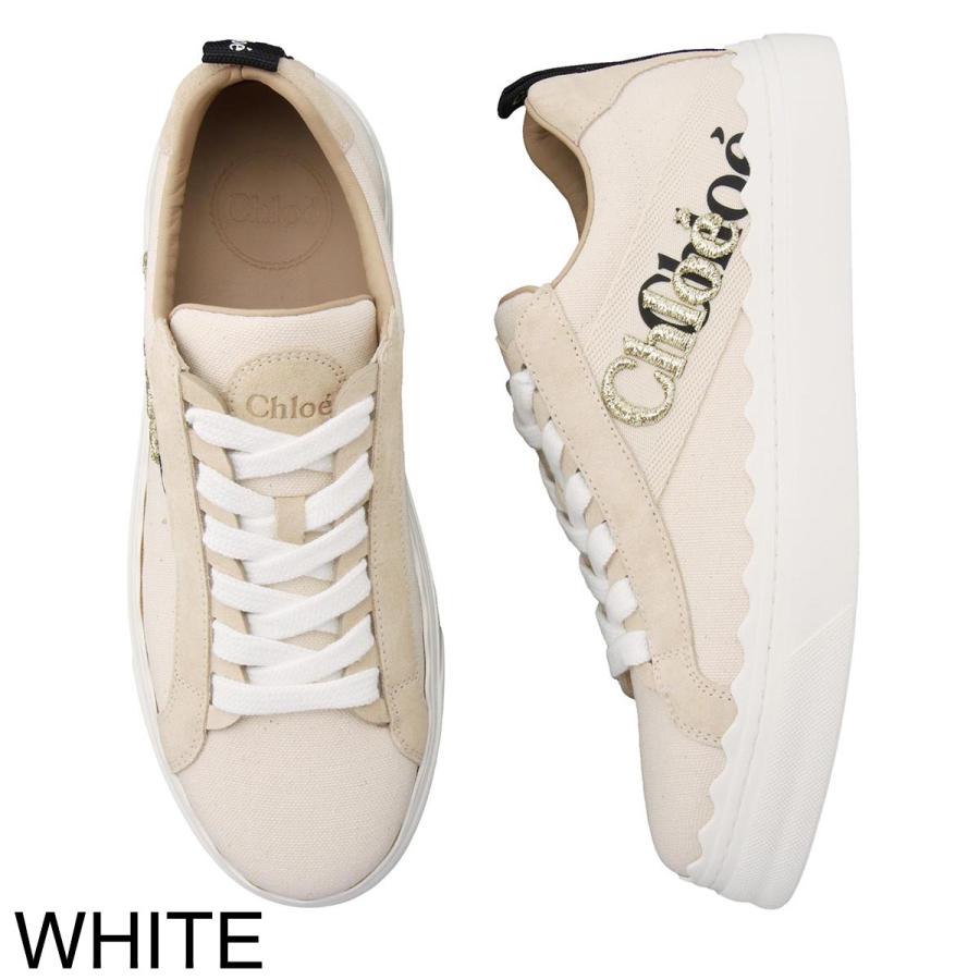 VIP【Chloe】クロエ ローレンレースアップスニーカー White