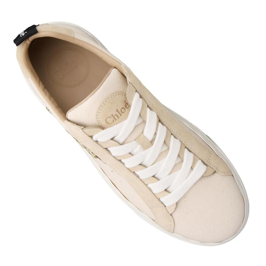 Chloe（クロエ） スニーカー LAUREN レディース chc21u108q7-101-white