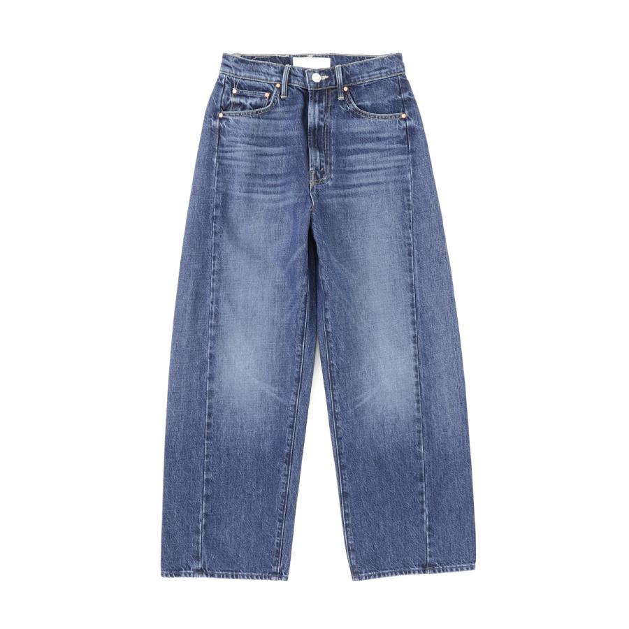 マザー MOTHER ジップフライジーンズ THE HALF PIPE ANKLE ワイドカーブ デニムパンツ アンクル丈 ブルー レディース 10926-1396-did-you-bring-me-any-thingの画像