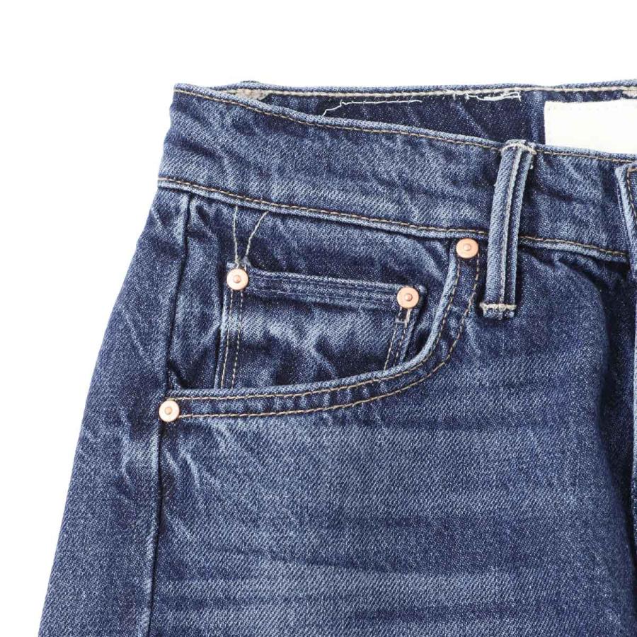 マザー MOTHER ジップフライジーンズ THE HALF PIPE ANKLE ワイドカーブ デニムパンツ アンクル丈 ブルー レディース 10926-1396-did-you-bring-me-any-thingの画像