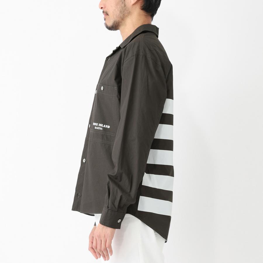 STONE ISLAND（ストーン アイランド） 長袖レギュラーカラーシャツ