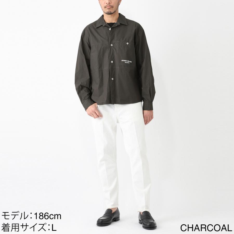 STONE ISLAND（ストーン アイランド） 長袖レギュラーカラーシャツ