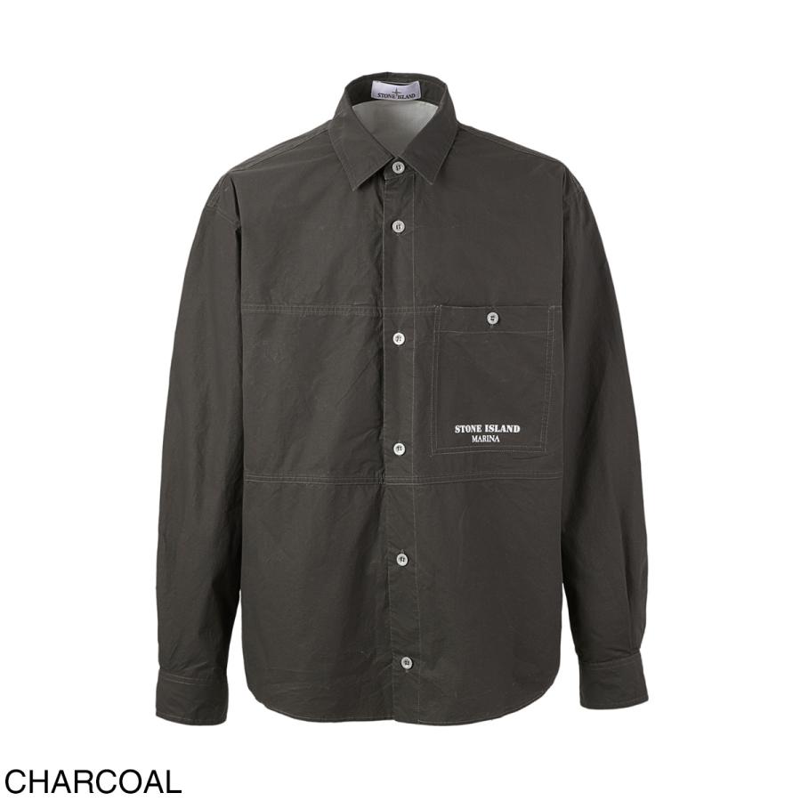 STONE ISLAND（ストーン アイランド） 長袖レギュラーカラーシャツ