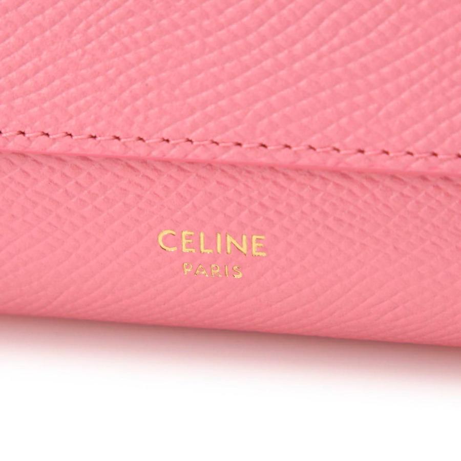 CELINE（セリーヌ） CELINE 3つ折り財布 小銭入れ付き ピンク