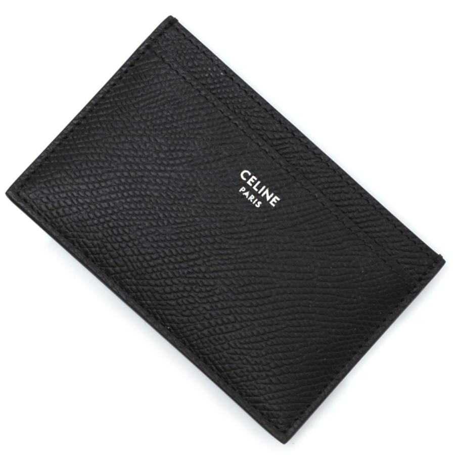 CELINE セリーヌ カードケース CARD HOLDER ブラック メンズ 10b70  