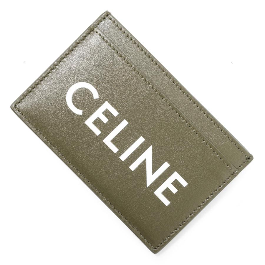 CELINE セリーヌ カードケース カードホルダー グリーン メンズ 10b70 