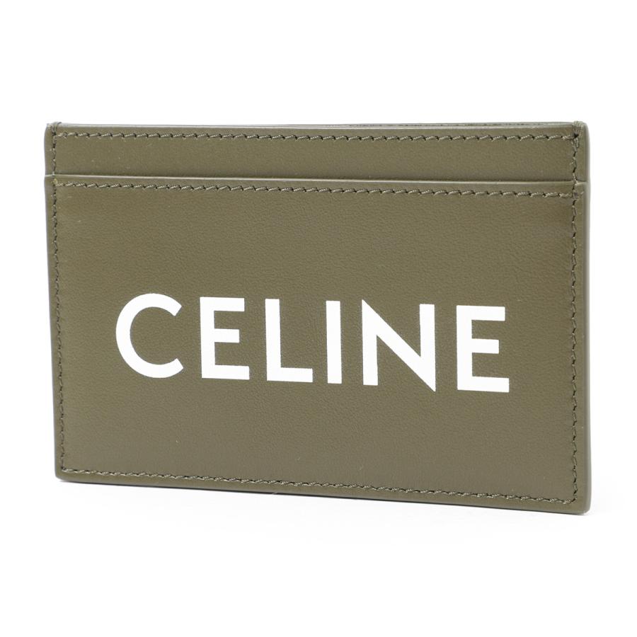 CELINE セリーヌ カードケース カードホルダー グリーン メンズ 10b70 