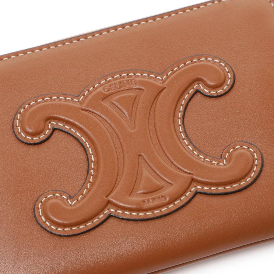 CELINE（セリーヌ） コインケース ポーチ ブラウン レディース 10c66