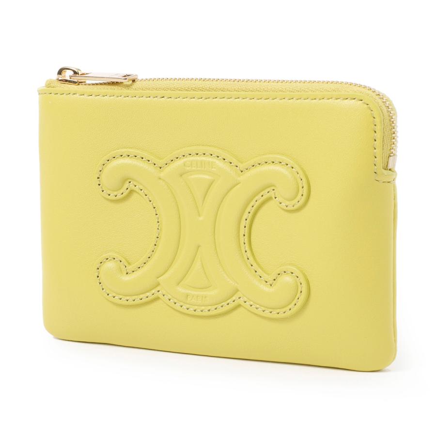 CELINE（セリーヌ） コインケース ポーチ イエロー レディース 10c66