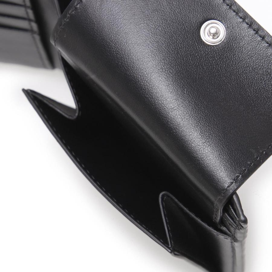 CELINE セリーヌ 2つ折り財布 小銭入れ付き ブラック メンズ CELINE セリーヌ 2つ折り財布 小銭入れ付き ブラック メンズ