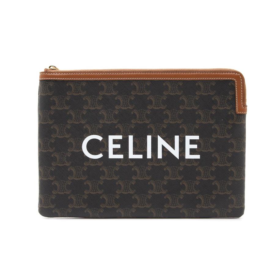 CELINE セリーヌ ポーチ ブラウン レディース 10d67-2bzq-04lu CELINE セリーヌ ポーチ ブラウン レディース 10d67-2bzq-04lu