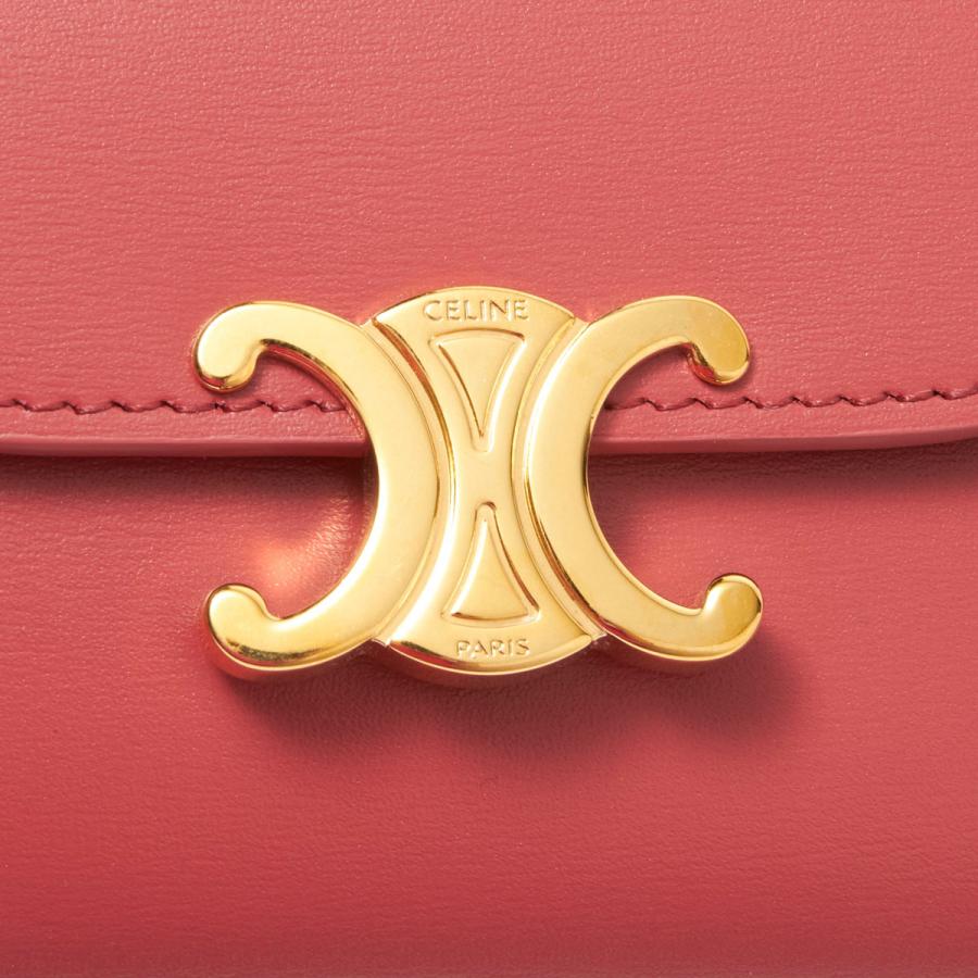 CELINE（セリーヌ） CELINE 3つ折り財布 小銭入れ付き ピンク