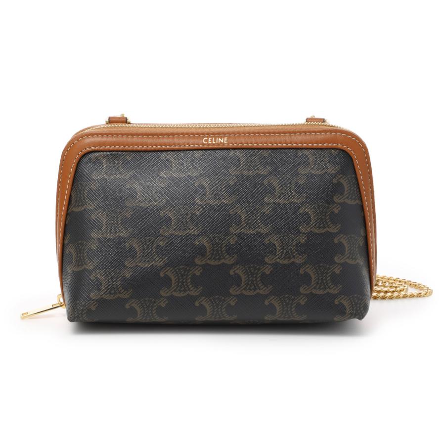 CELINE セリーヌ ショルダーバッグ CLUTCH ON CHAIN チェーン付き 