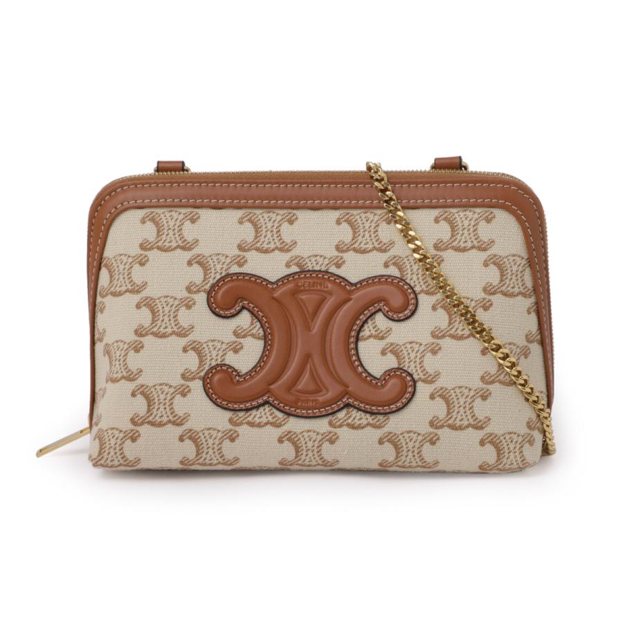 CELINE（セリーヌ） ショルダーバッグ CLUTCH ON CHAIN チェーン付き