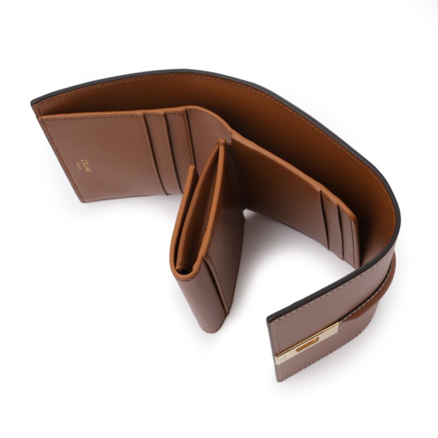 CELINE（セリーヌ） CELINE 2つ折り財布 小銭入れ付き SMALL TRIFOLD