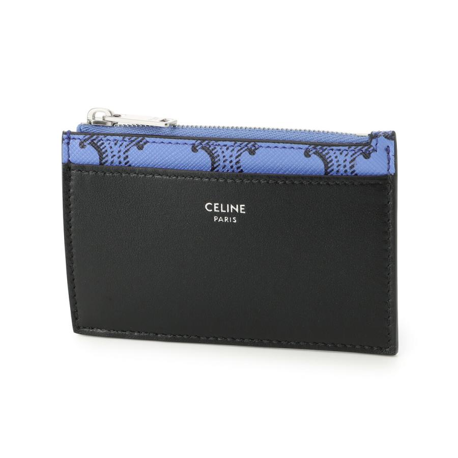 ま*︎様 CELINE セリーヌ トリオンフ ジップ パース カードケース CELINE（セリーヌ） カードケース ZIPPED CARD HOLDER TRIOMPHE CANVAS