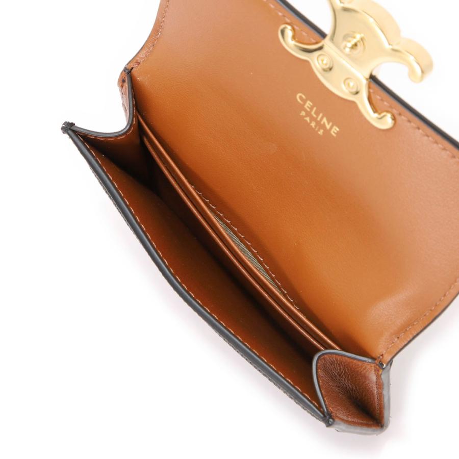 CELINE セリーヌ カードケース カードホルダー ブラウン レディース 