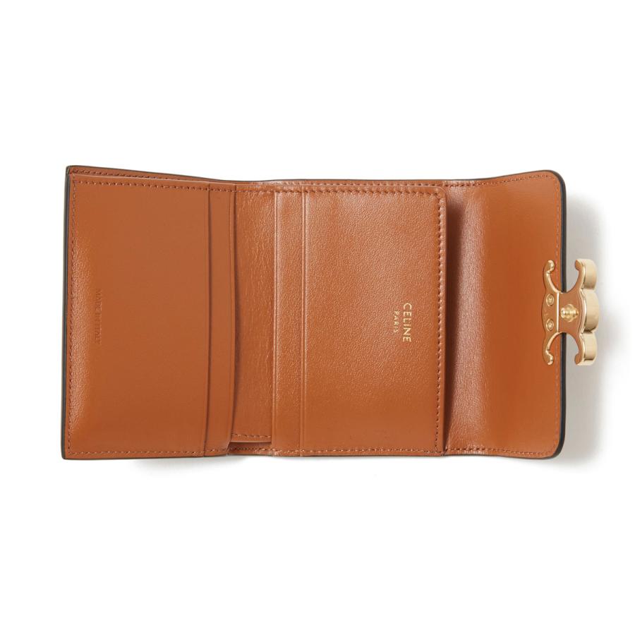 CELINE（セリーヌ） CELINE 3つ折り財布 小銭入れ付き ブラウン