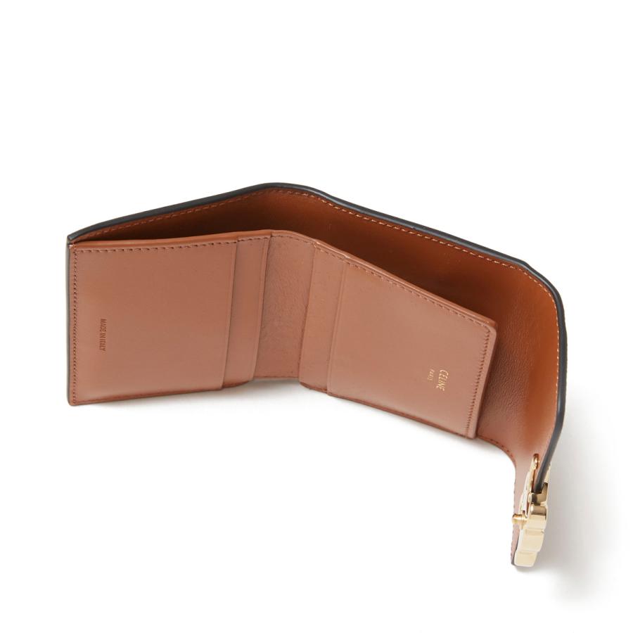 CELINE（セリーヌ） CELINE 3つ折り財布 小銭入れ付き ブラウン