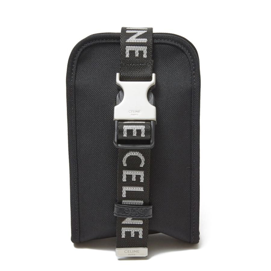 セリーヌ CELINE フォンホルダー ショルダーバッグ ブラック メンズ