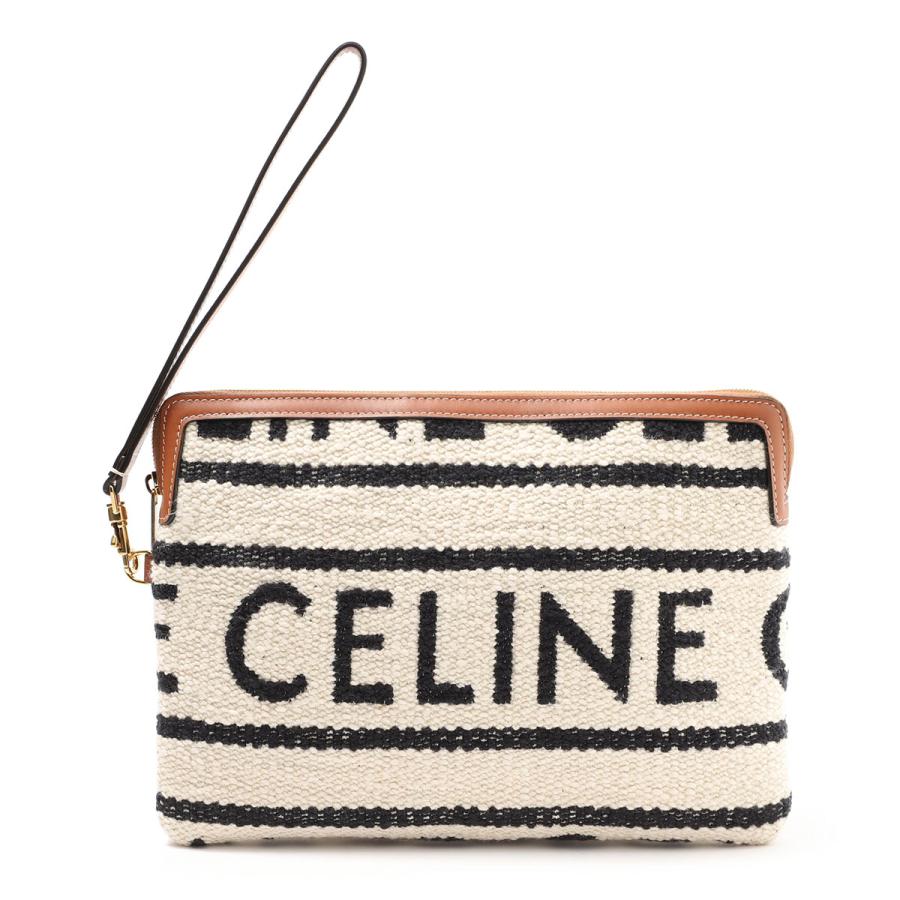 CELINE セリーヌ クラッチバッグ ホワイト レディース 10j50
