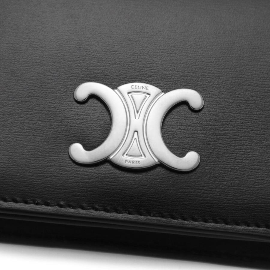 CELINE セリーヌ 2つ折り財布 小銭入れ付き TRIOMPHE COMPACT
