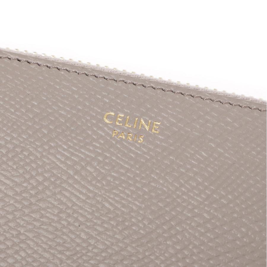 値下げしています！美品CELINE 二つ折り財布 グレー CELINE（セリーヌ） CELINE 2つ折り財布 小銭入れ付き コンパクト