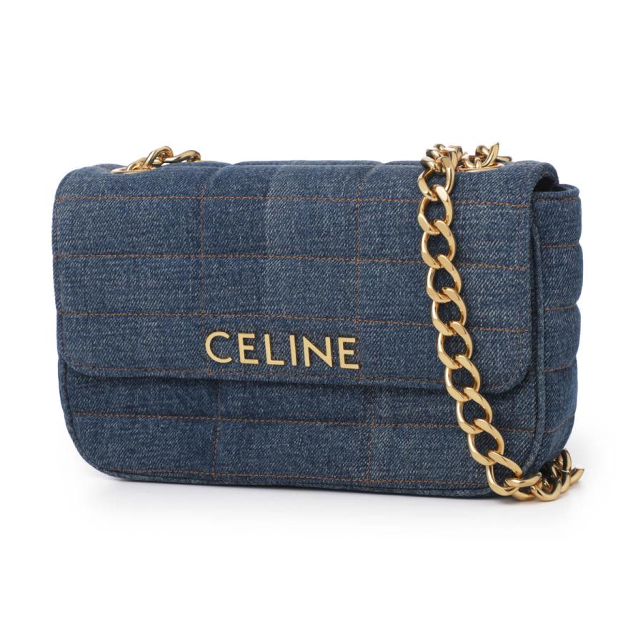 CELINE（セリーヌ） ショルダーバッグ CHAIN SHOULDER BAG ブルー