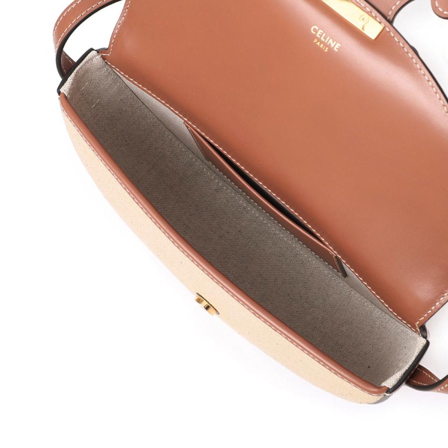 CELINE セリーヌ ショルダーバッグ BESASE CUIR TRIOMPHE クロス