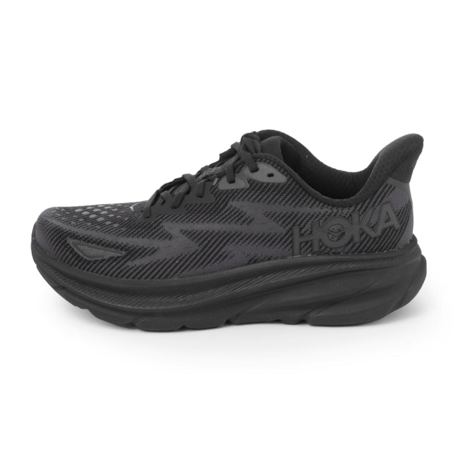 ホカ オネオネ HOKA ONE ONE スニーカー CLIFTON 9 大きいサイズあり ブラック メンズ 1127895-bblc-bblc｜mb-y｜03