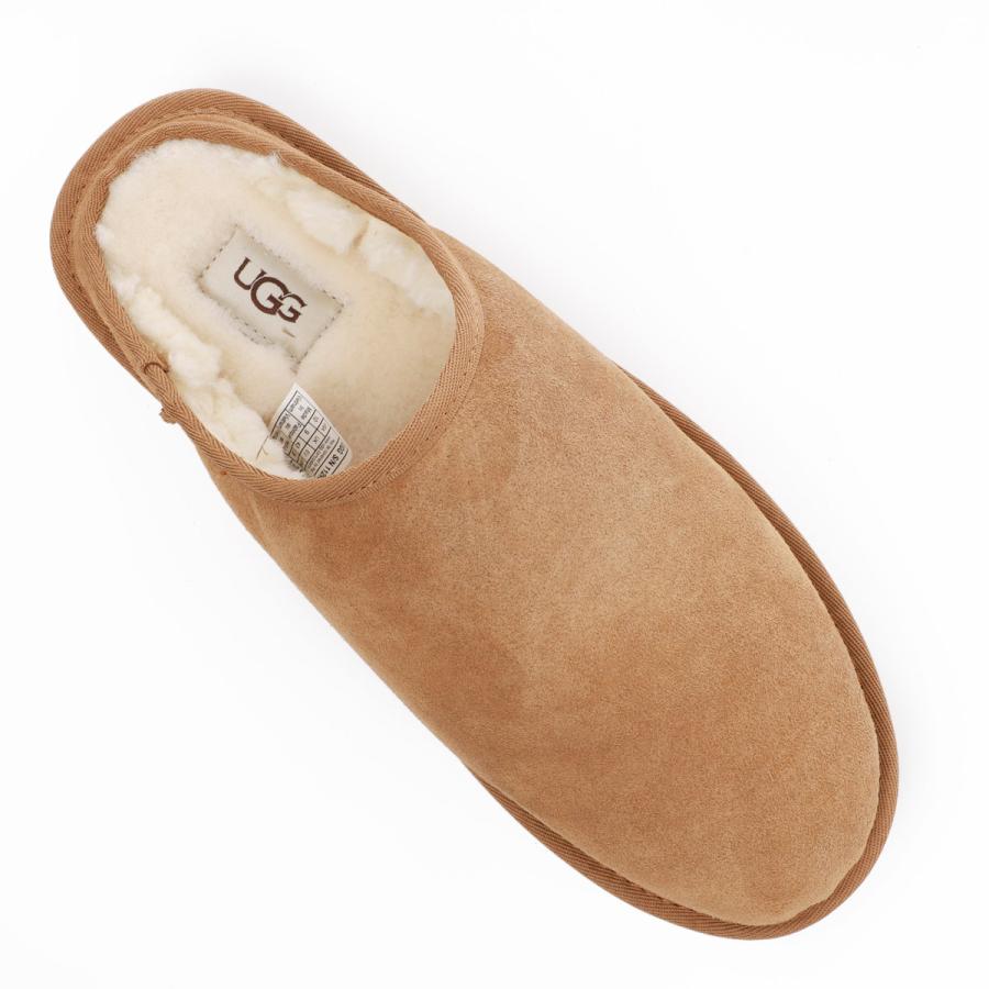 UGG ベージュ ファー付きスリッポン UGG ベージュ ファー付きスリッポン