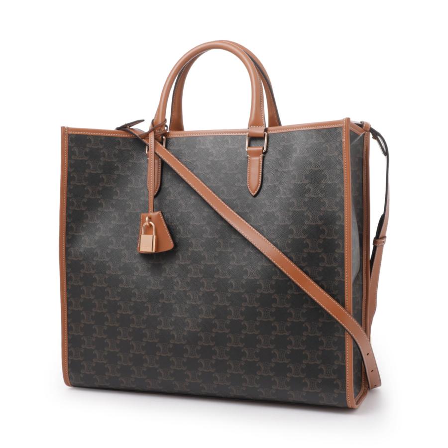 CELINE（セリーヌ） トートバッグ VERTICAL CABAS ブラウン レディース
