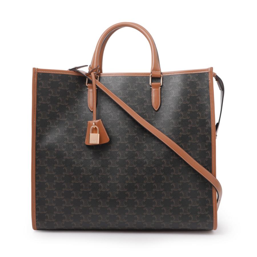 CELINE（セリーヌ） トートバッグ VERTICAL CABAS ブラウン レディース
