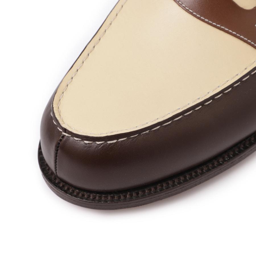 ローファー ブラウン ホワイト JMWESTON J.M. WESTON（ジェイエムウエストン） ローファー SIGNATURE LOAFER