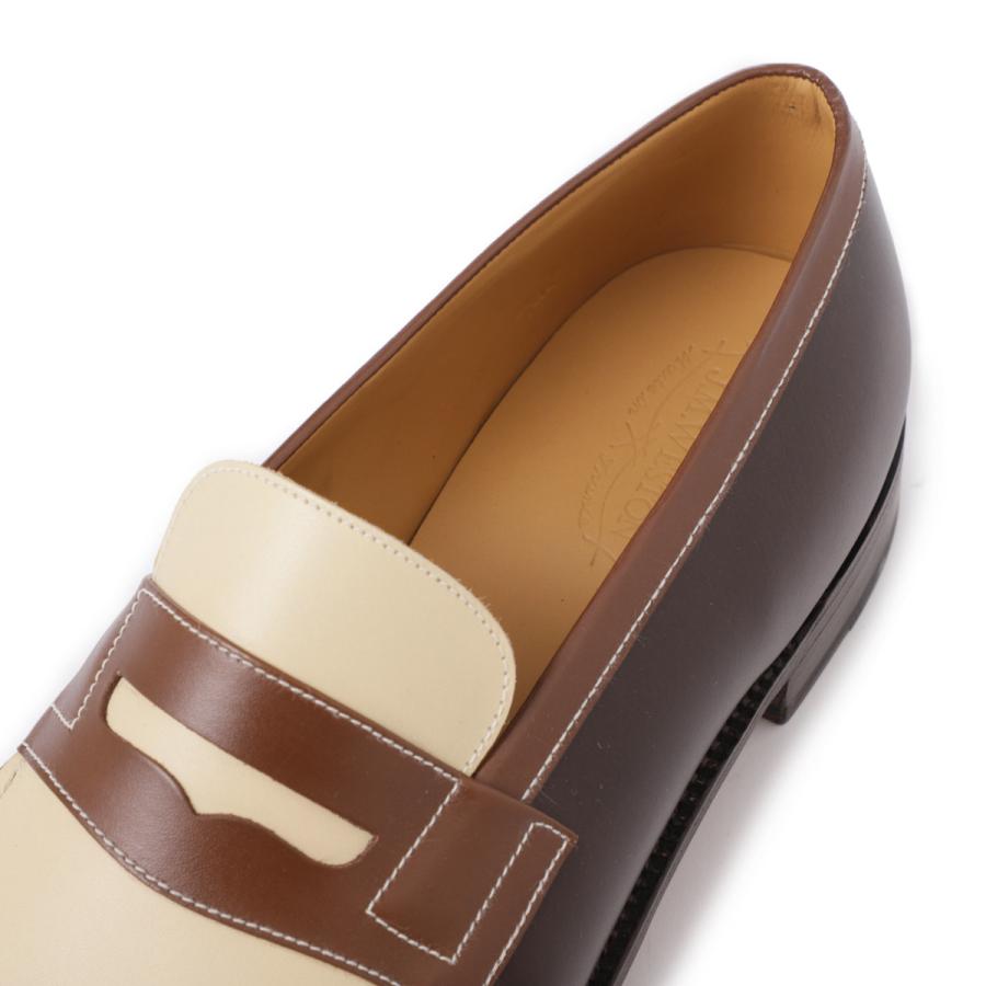 J.M. WESTON ローファー ブラウン/アイボリー J.M. WESTON（ジェイエムウエストン） ローファー SIGNATURE LOAFER