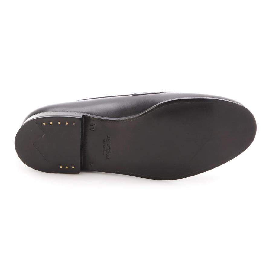 ジェイエムウエストン J.M. WESTON ローファー SIGNATURE LOAFER #180 ワイズ:D 大きいサイズあり ブラック メンズ loafer180-a411011801f-d-blackの画像
