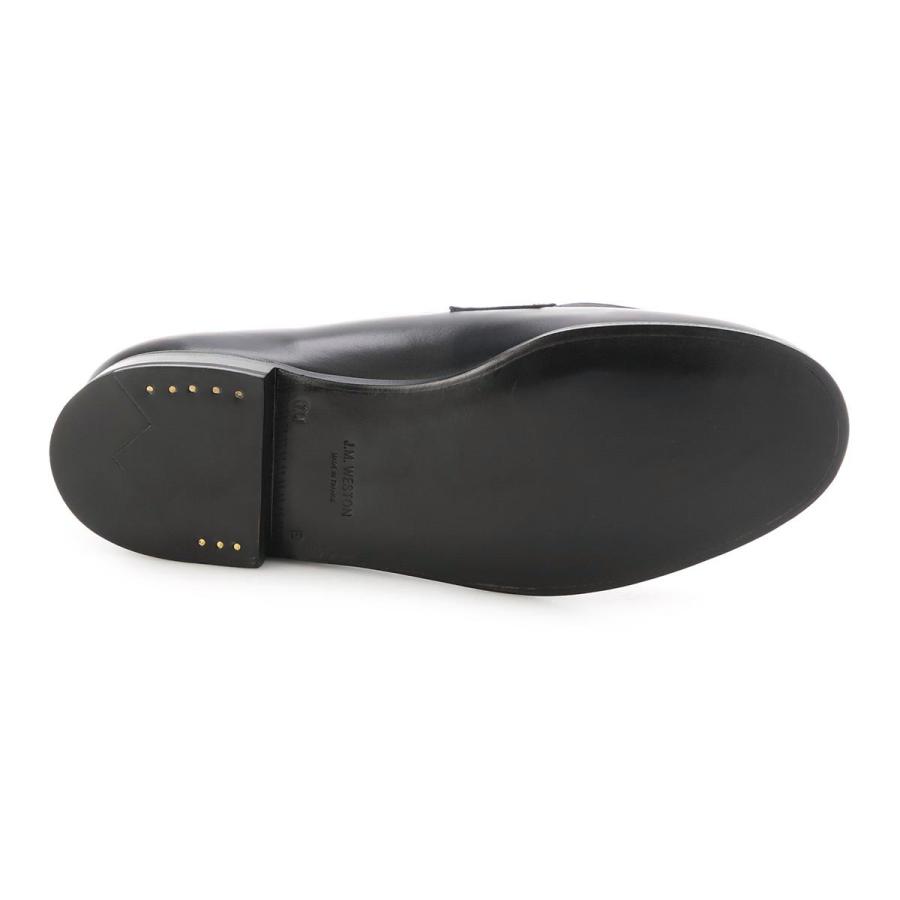 ジェイエムウエストン J.M. WESTON ローファー SIGNATURE LOAFER #180 ワイズ:E 大きいサイズあり ブラック メンズ loafer180-11411011801f-e-blackの画像