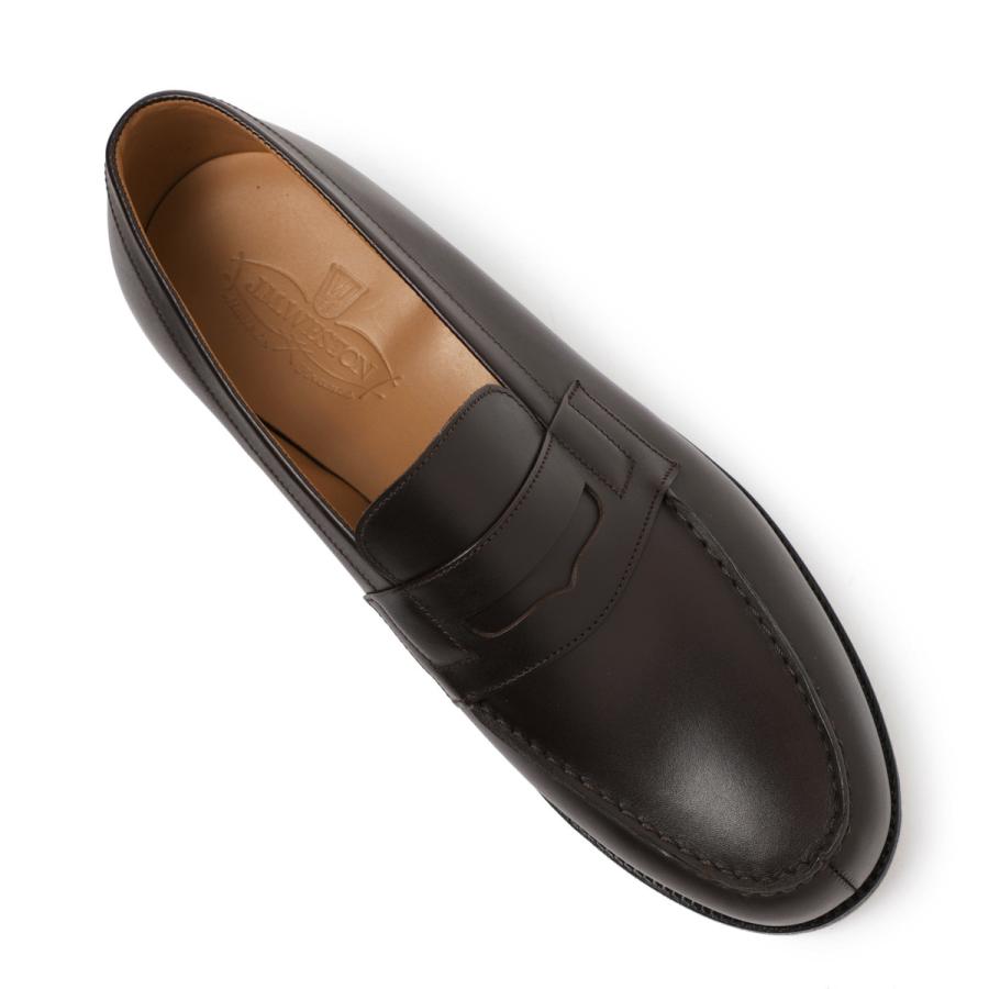 ジェイエムウエストン J.M. WESTON ローファー SIGNATURE LOAFER #180 ワイズ:D 大きいサイズあり ブラウン メンズ loafer180-a411541801f-d-chocolateの画像